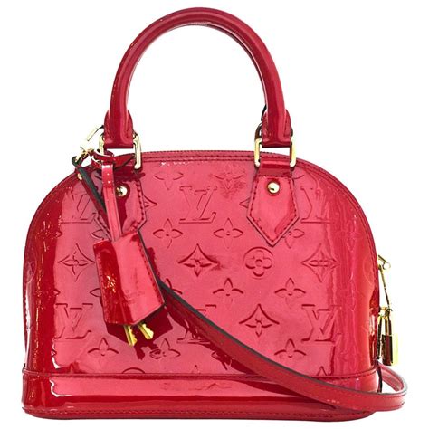 louis vuitton handbags red patent|louis vuitton monogram vernis handbags.